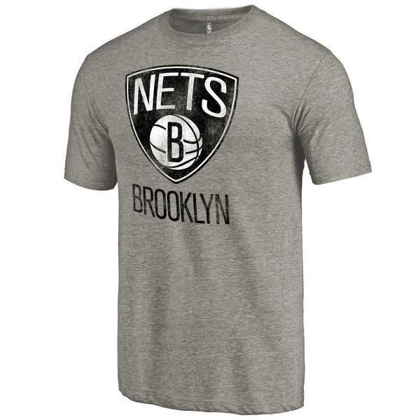 Men's Brooklyn Nets Distressed Team Logo Gray T-Shirt FengYun,We sell and wholesale Men's Brooklyn Nets Distressed Team Logo Gray T-Shirt FengYun on line form chian!
